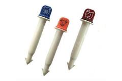 POP-UP THERMOMETER ROOD KIP/KALKOEN  50st/zak